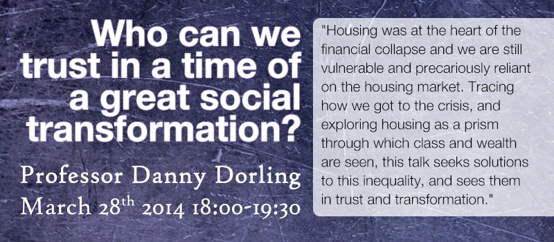 Event: University of Oxford’s Professor Danny Dorling